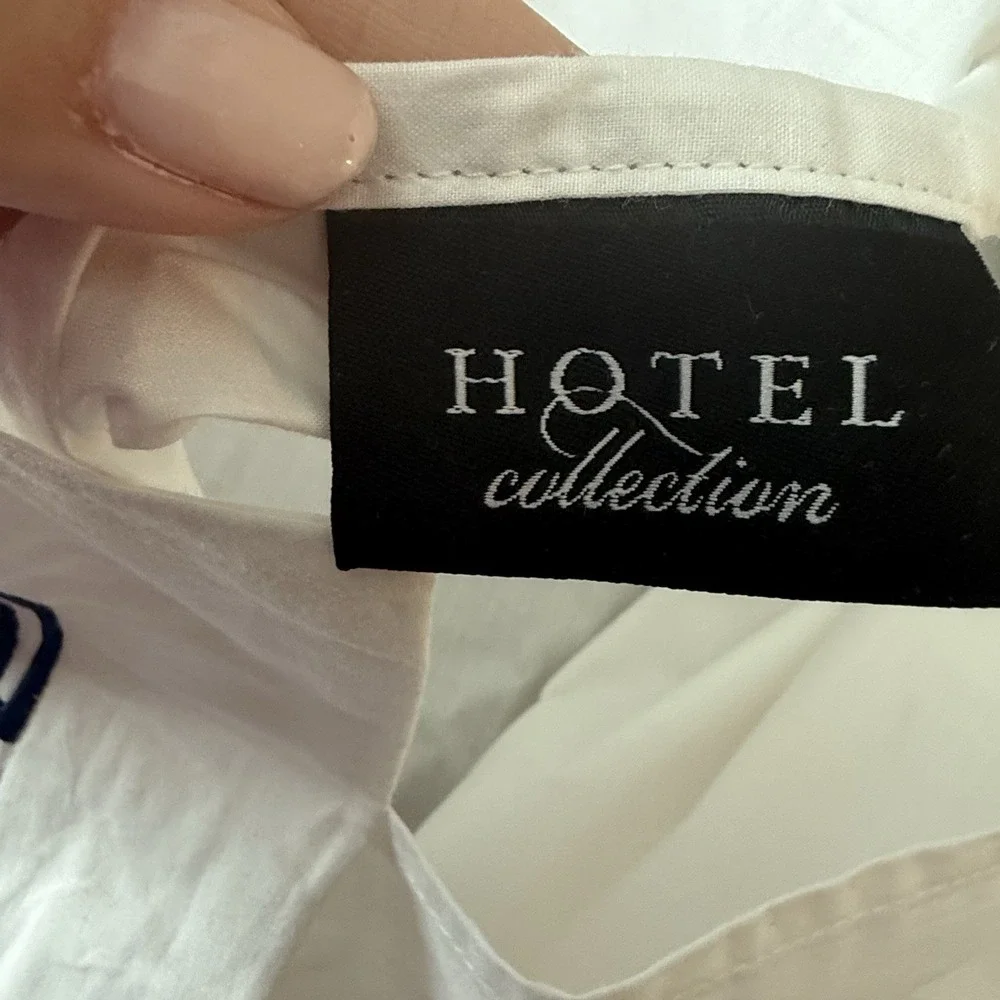 Hotel Collection King 2-Pillowshams Greek Key Embroidered 20